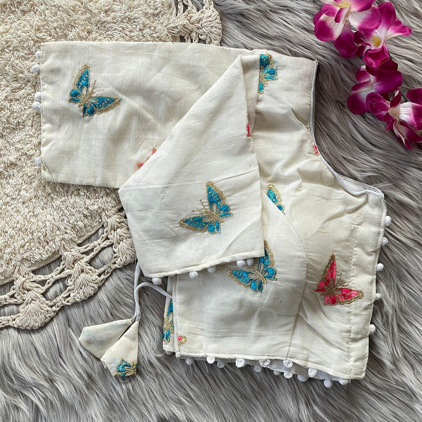 Pure Cotton Ready Made Blouse