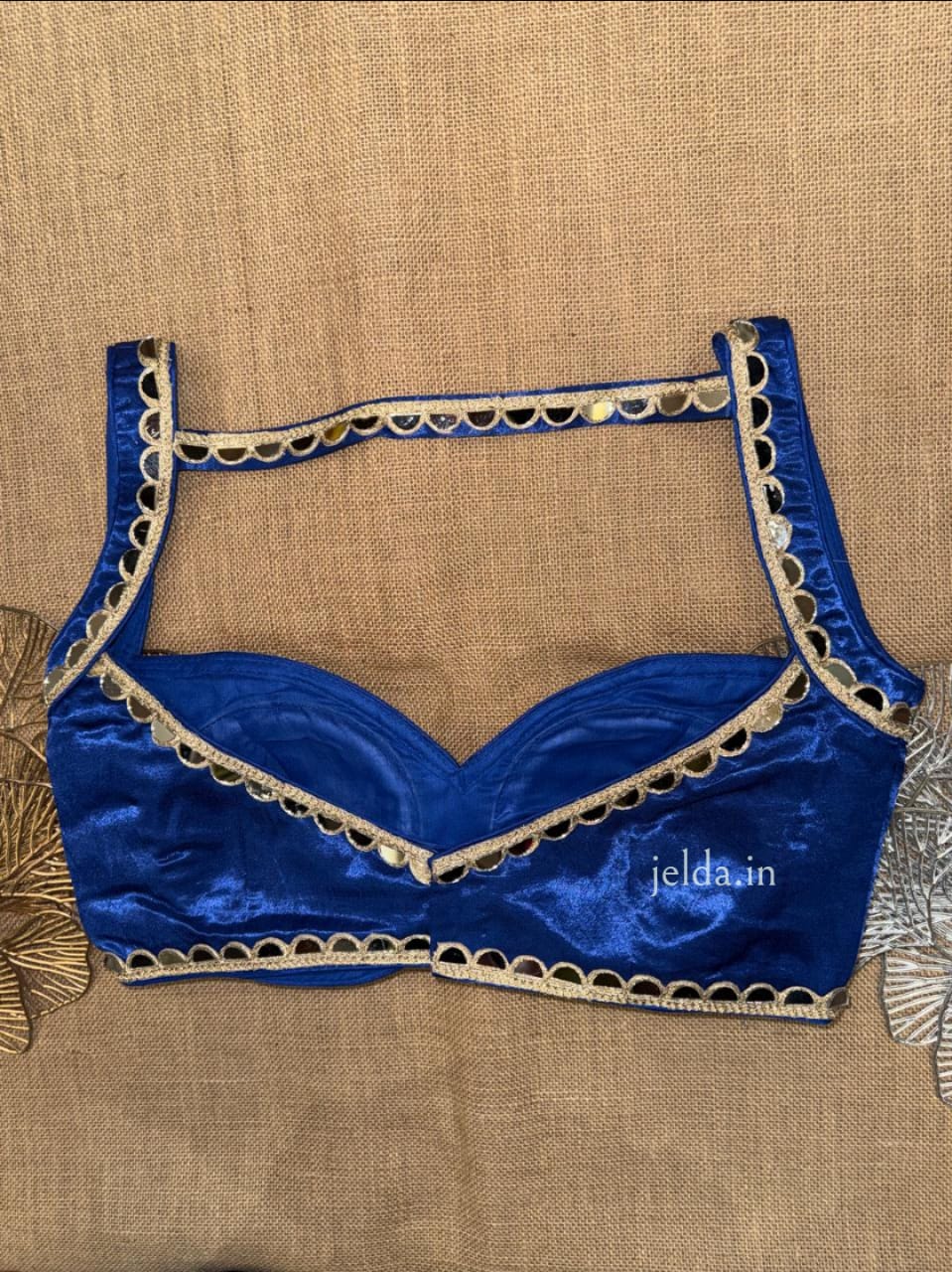 Premium Mirror Work Blouses – Modal Silk Fabric