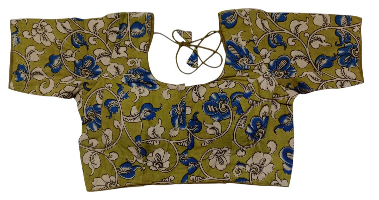 Kalamkari Pure Cotton ready made blouse