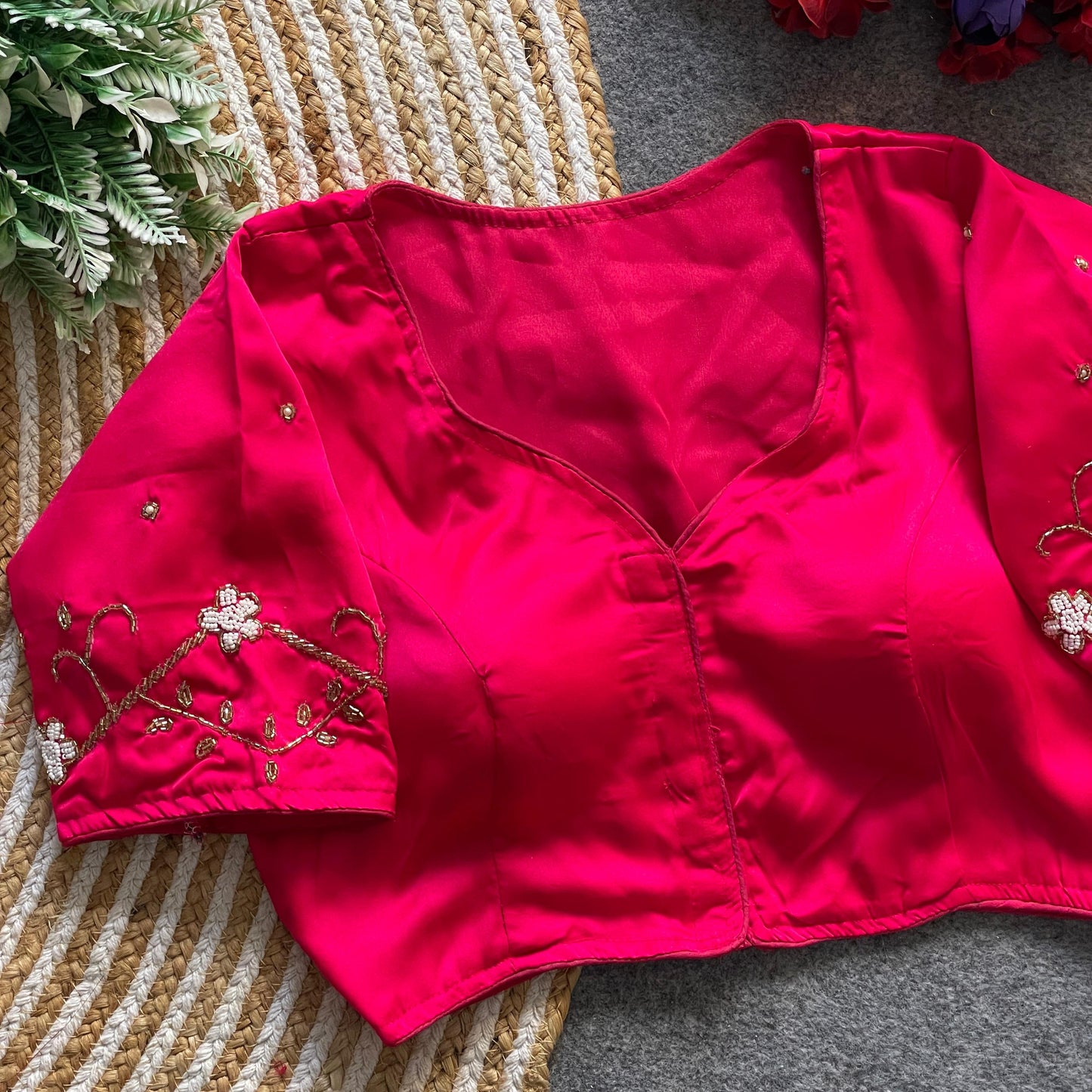Malai Satin - Premium Readymade Blouse