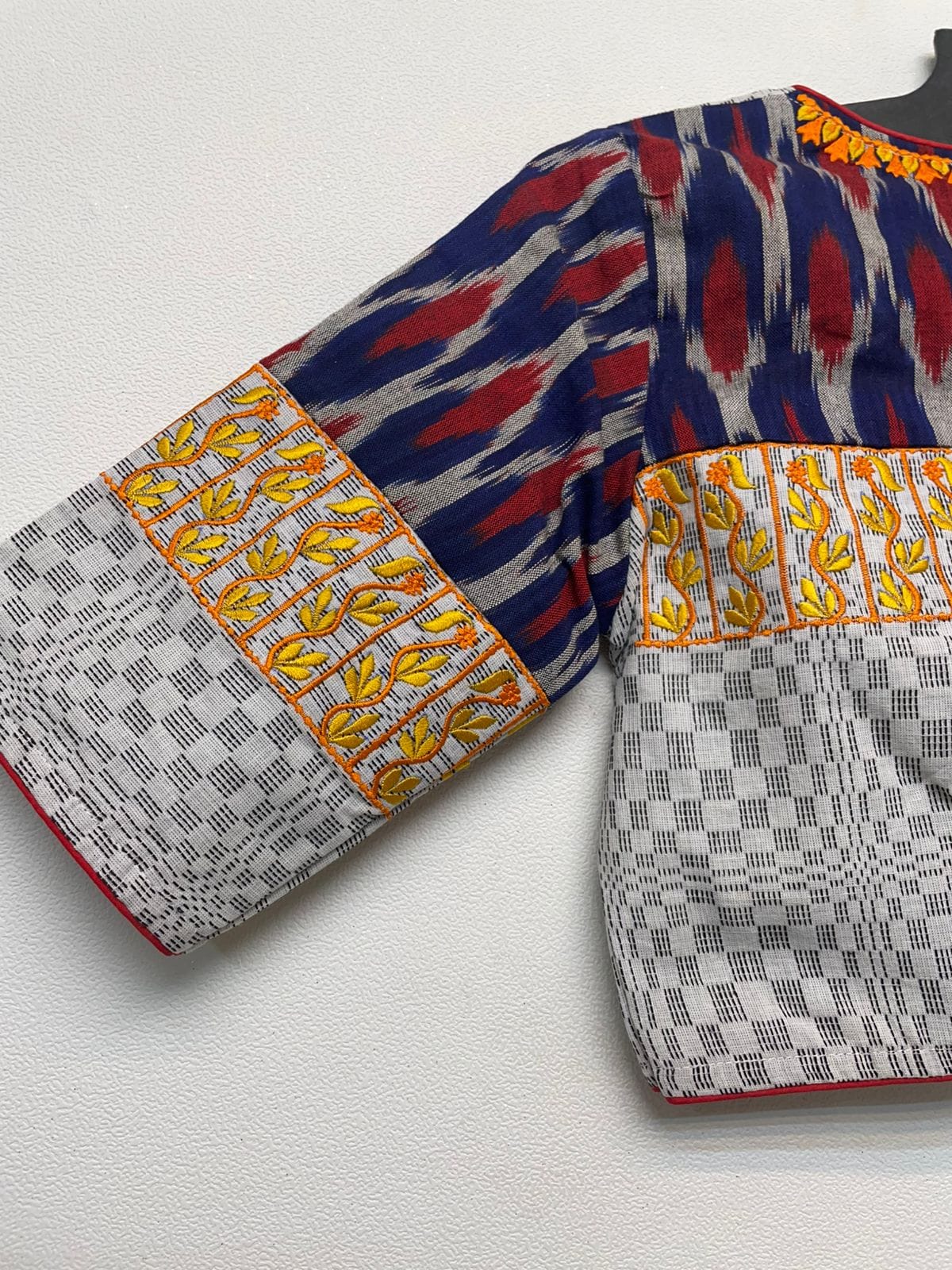 Handloom embroidered designer blouses