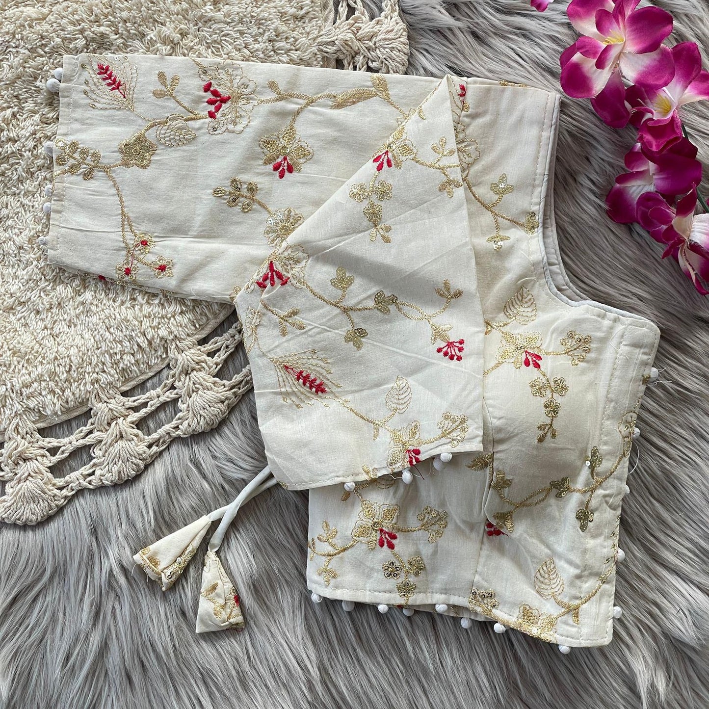 Pure Cotton Ready Made Blouse