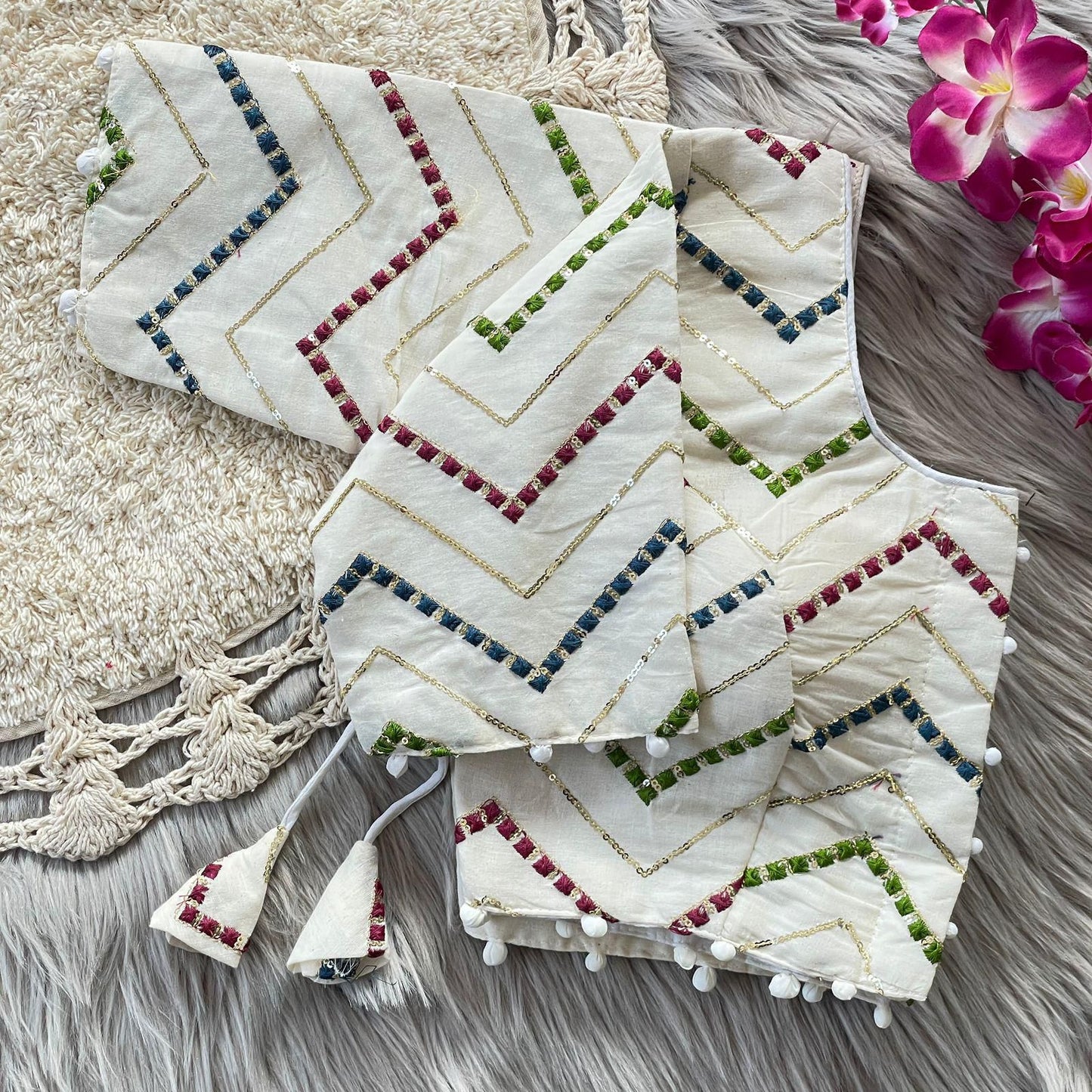 Pure Cotton Ready Made Blouse