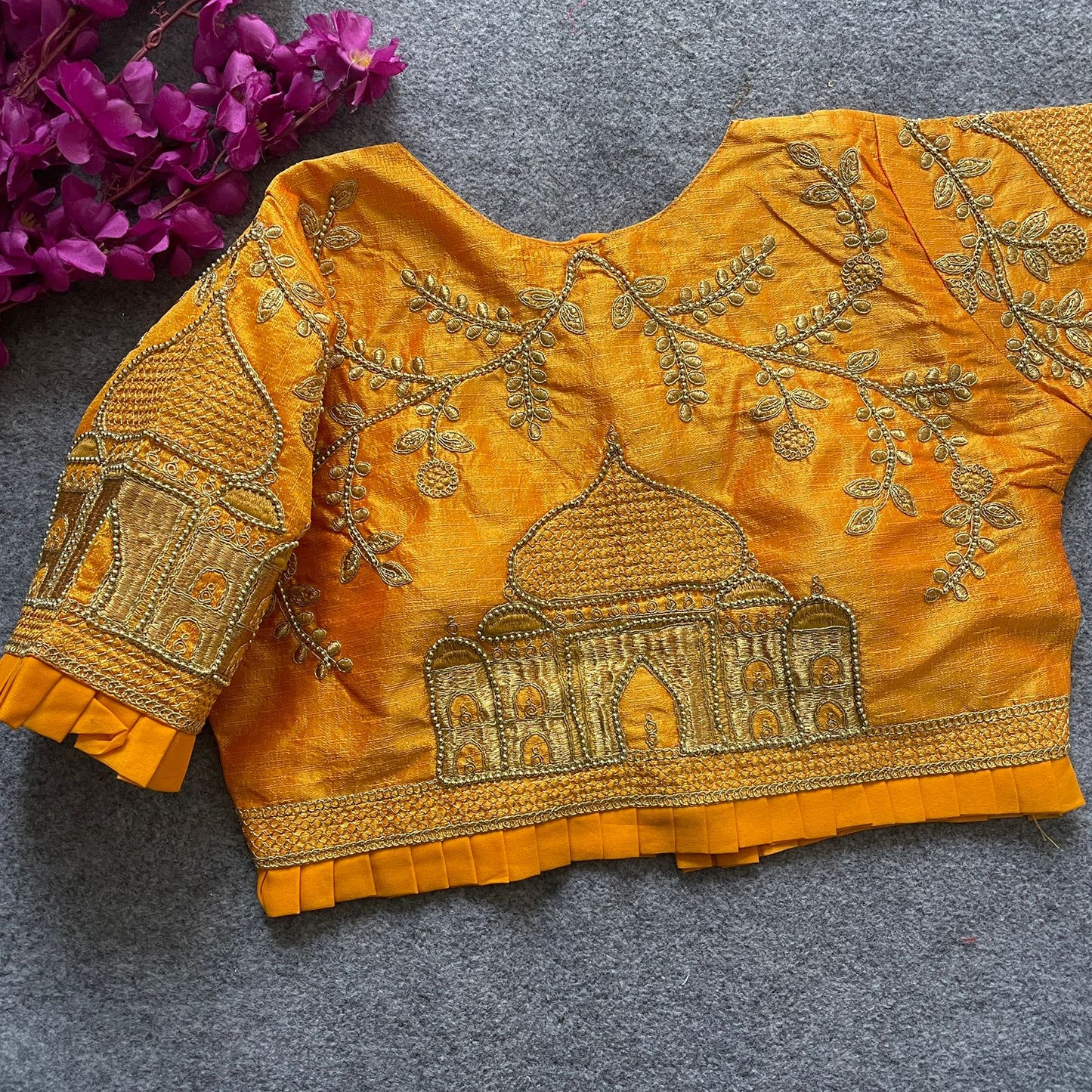 Fentam silk ready made blouse