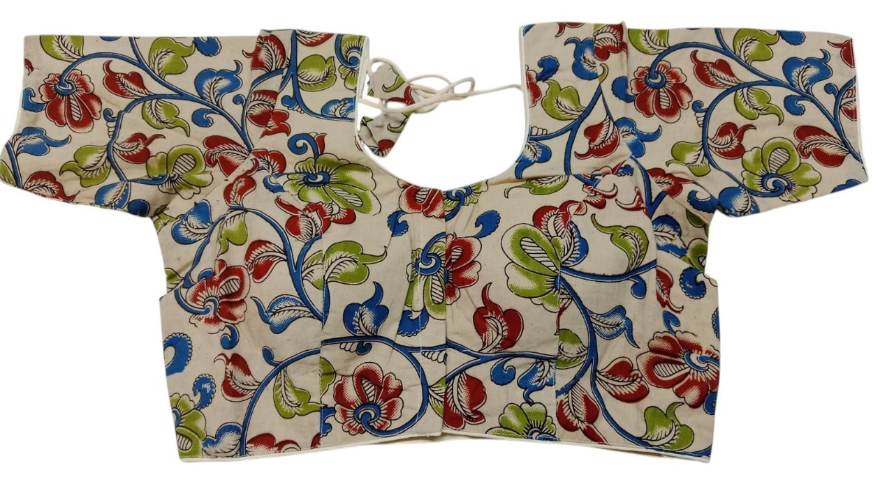 Kalamkari Pure Cotton ready made blouse
