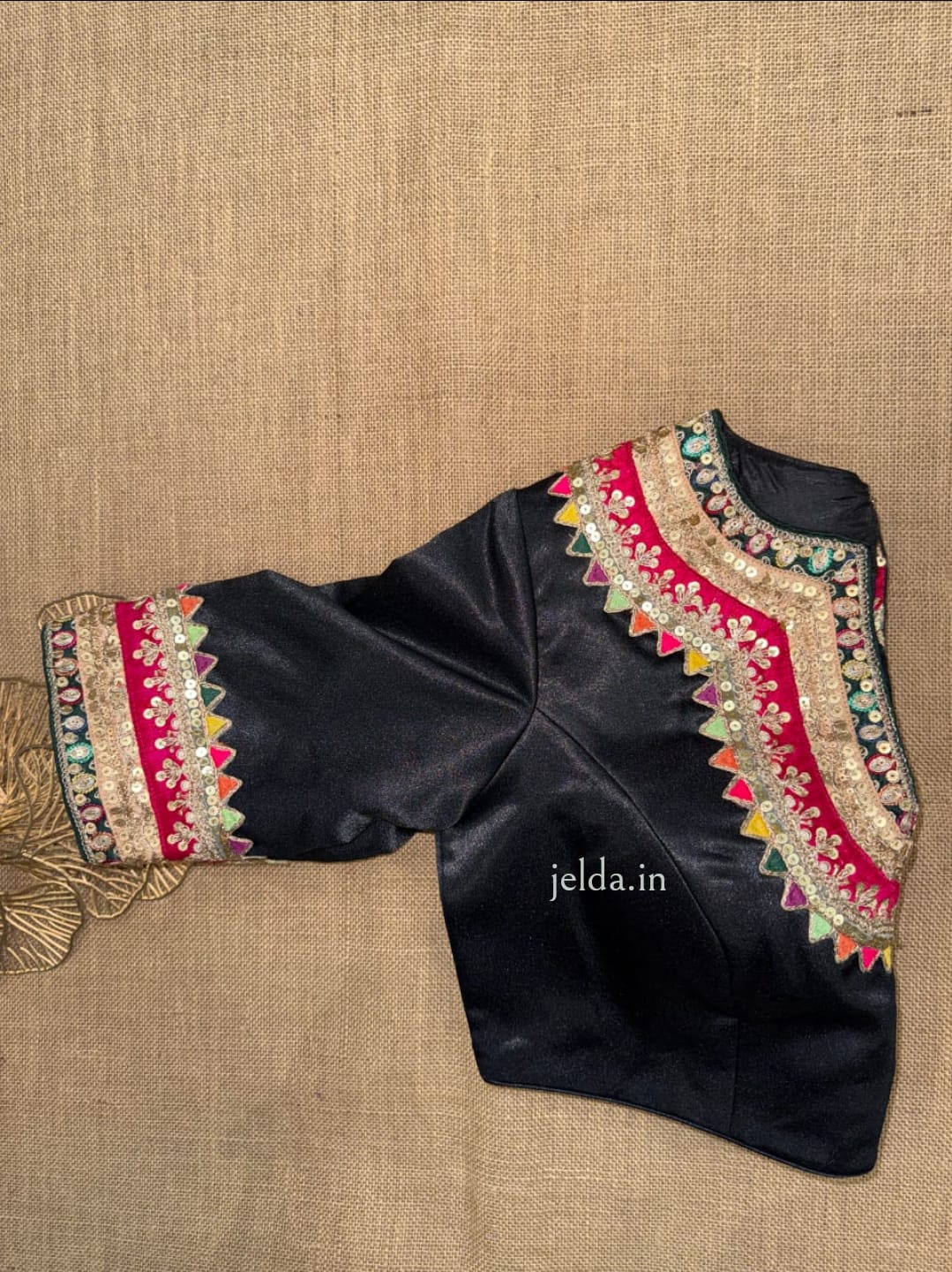 Festive Embroidered Modal Silk Blouse
