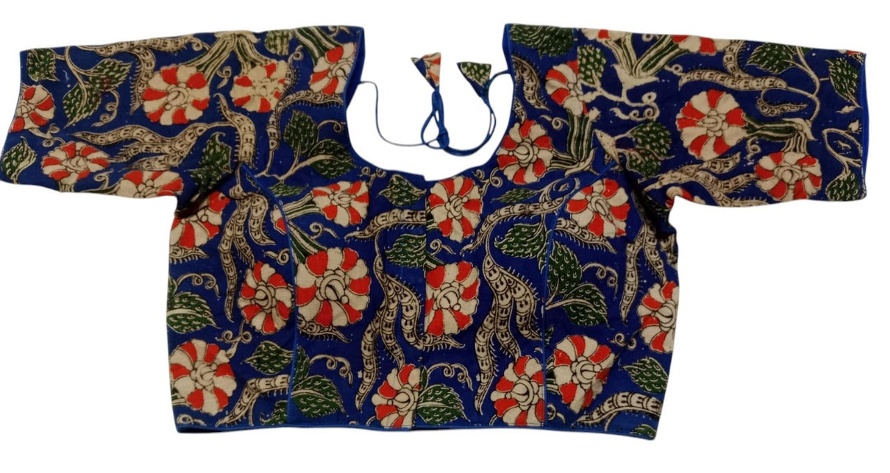 Kalamkari pure cotton ready made blouse