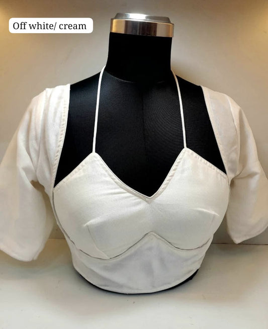 Silk masaba cut ready made blouses