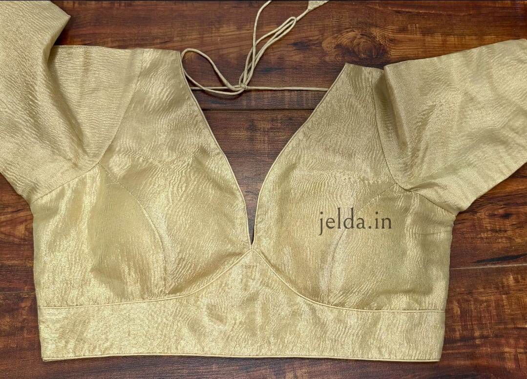 Cruss tissue fabric with sleeve - custom made blouses