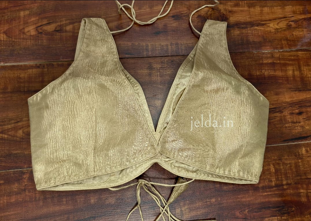 Cruss tissue fabric sleeveless - custom made blouses