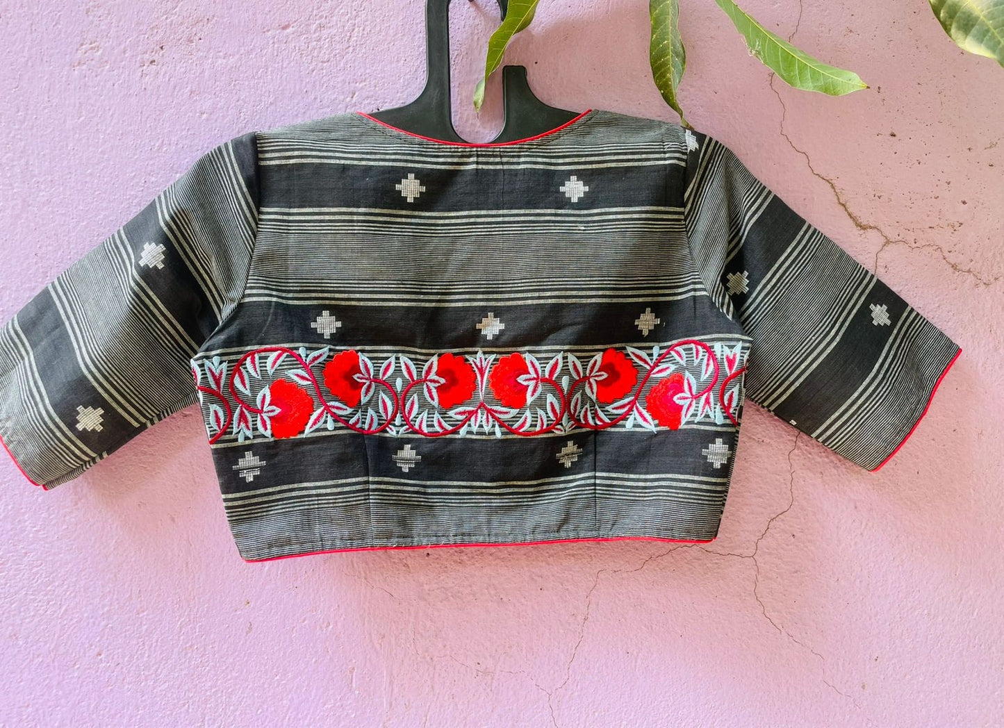 Handloom embroidered designer blouses