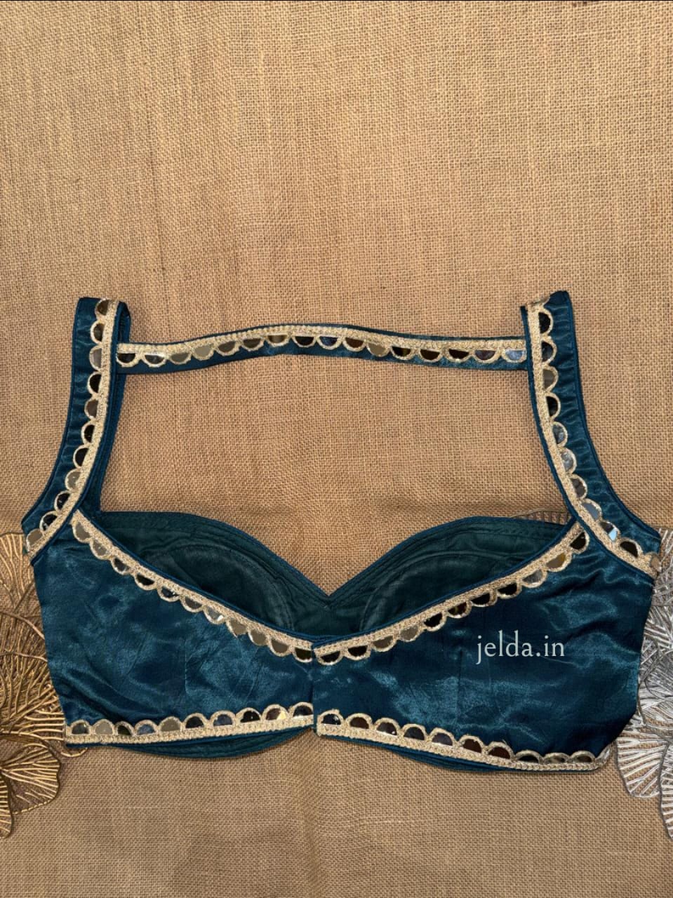 Premium Mirror Work Blouses – Modal Silk Fabric