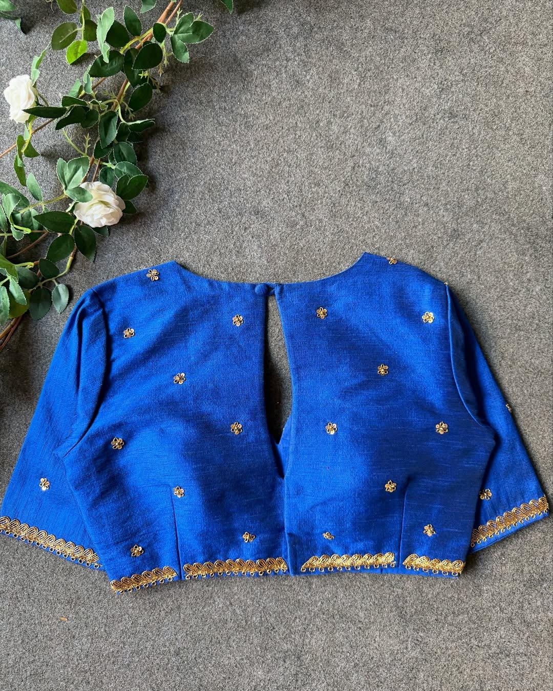 Beautiful handwork all over ready made blouses