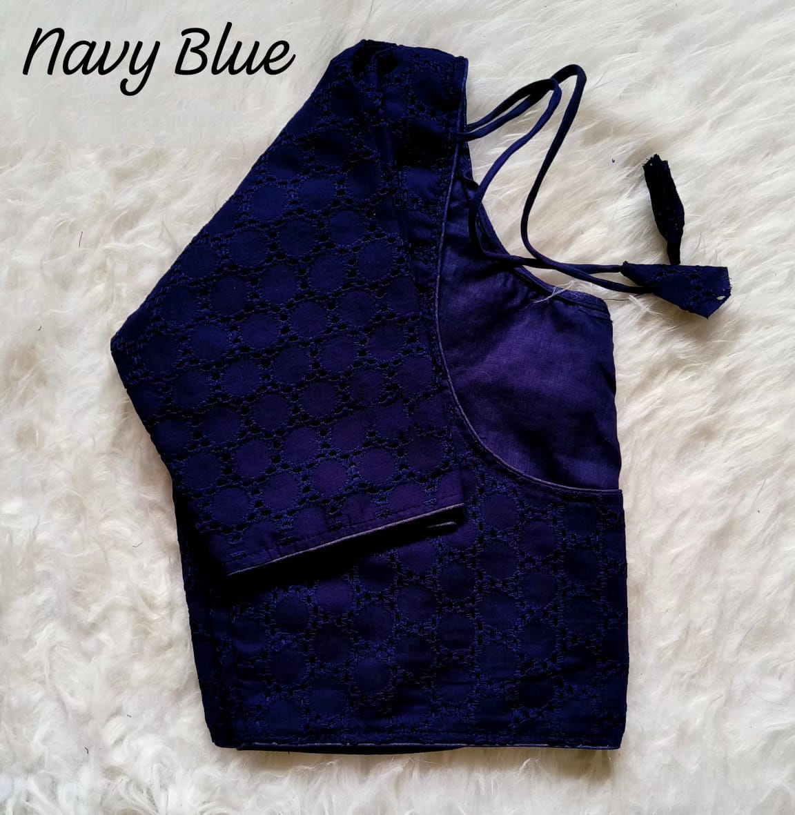Hakoba round neck ready made blouses
