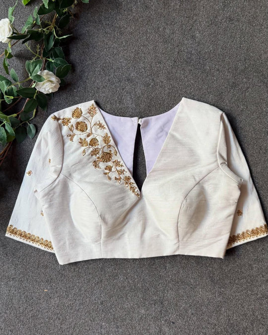 Beautiful handwork all over ready made blouses
