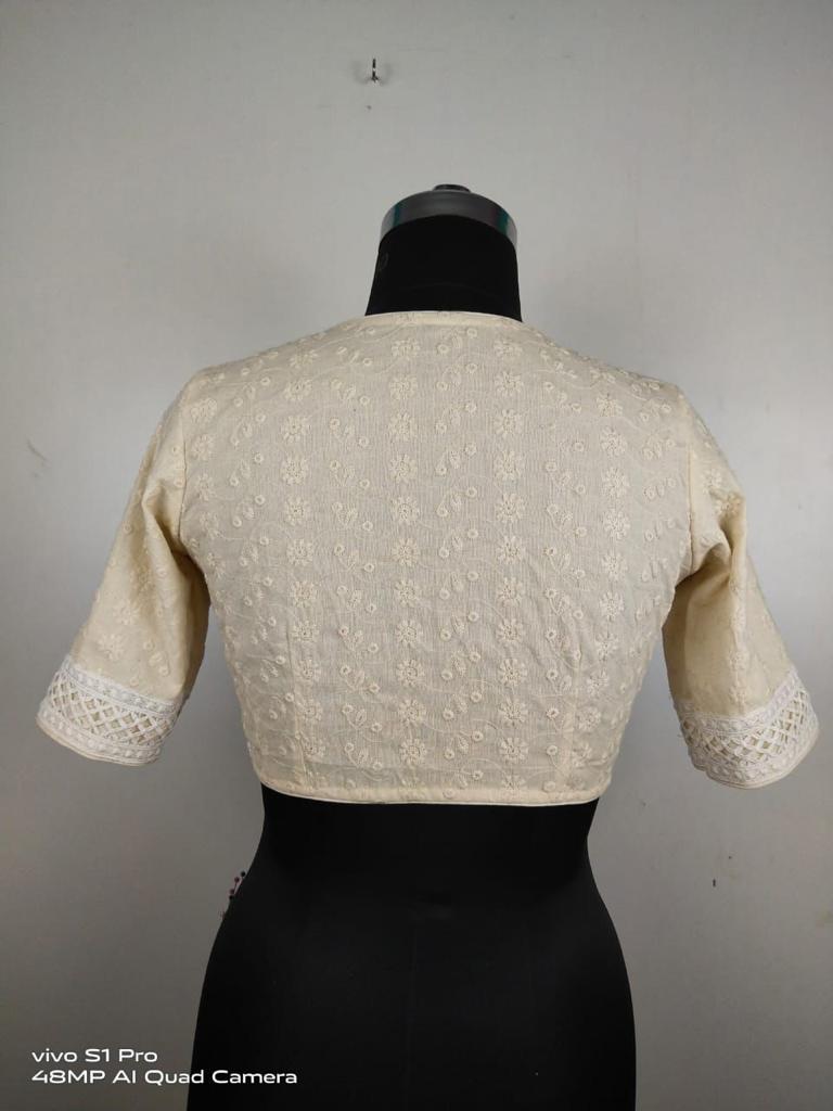 Hakoba lace work Designer Blouse