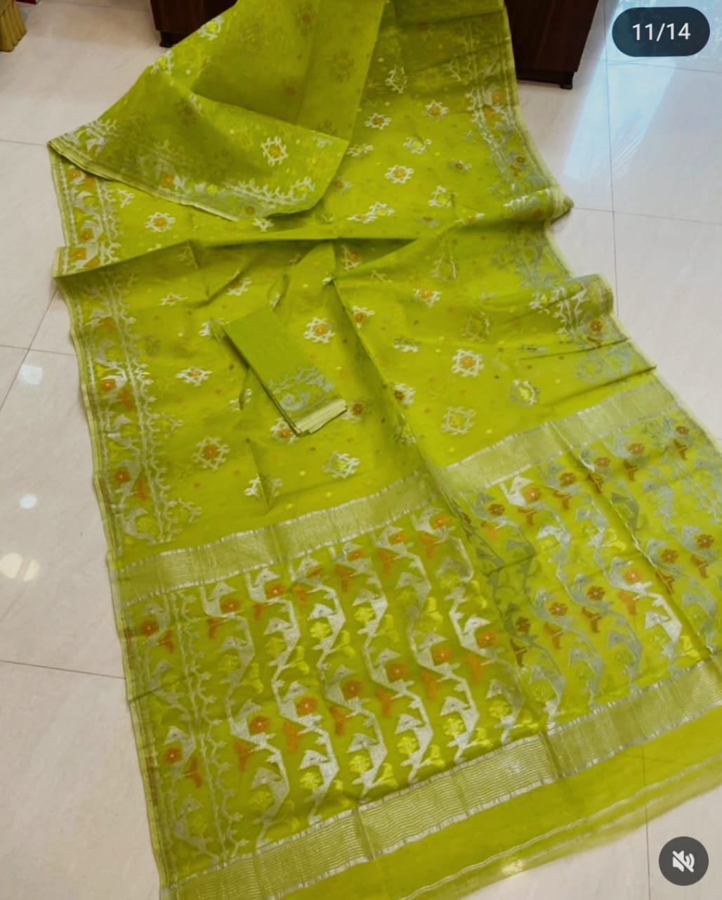 EXCLUSIVE ZARI WORK JAMDANI SAREE