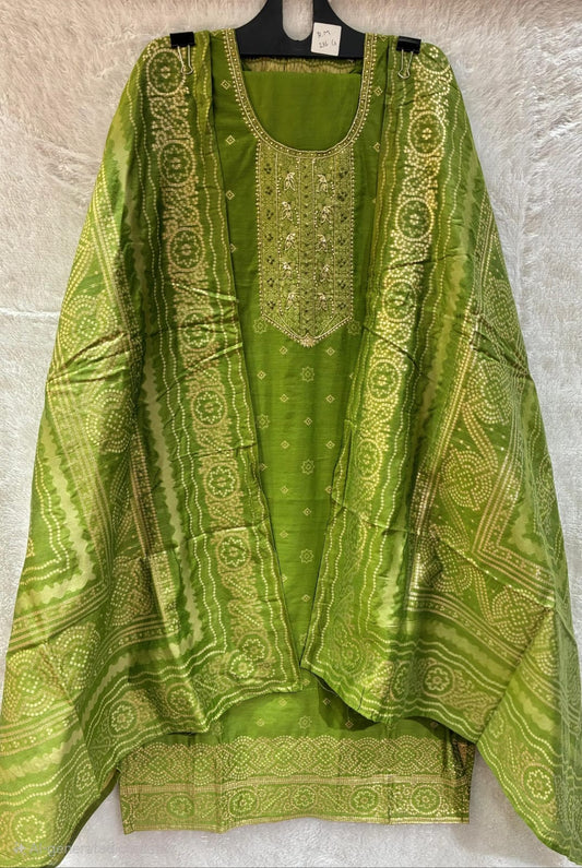 Party wear zari work salwar suit