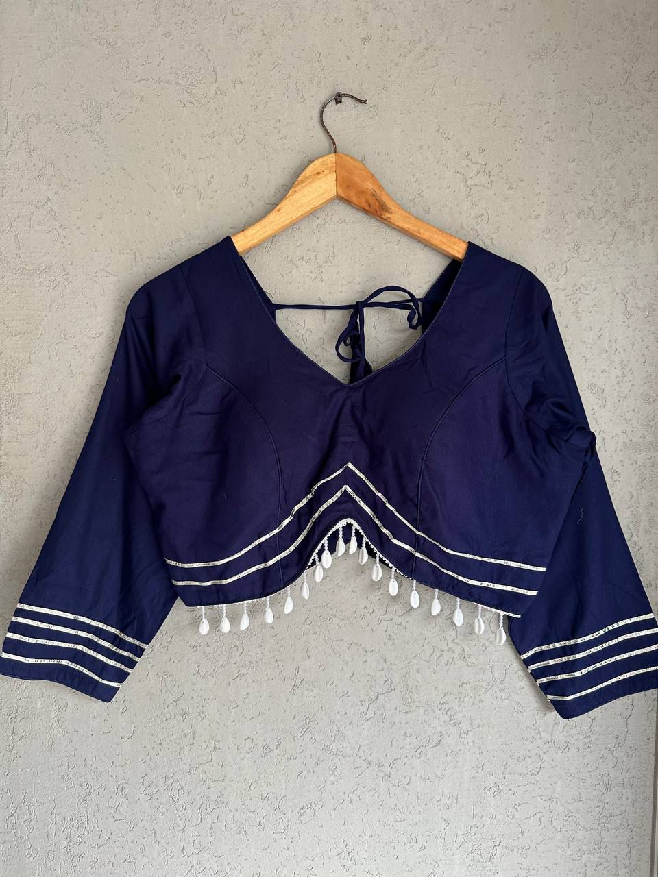 Pure Rayon Cotton ready made blouse