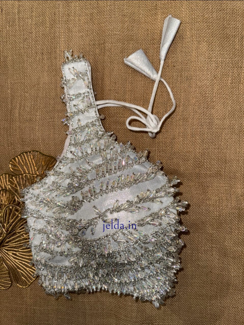 Heavy Beaded & Sequin Fringe Blouse – Premium Partywear Collection
