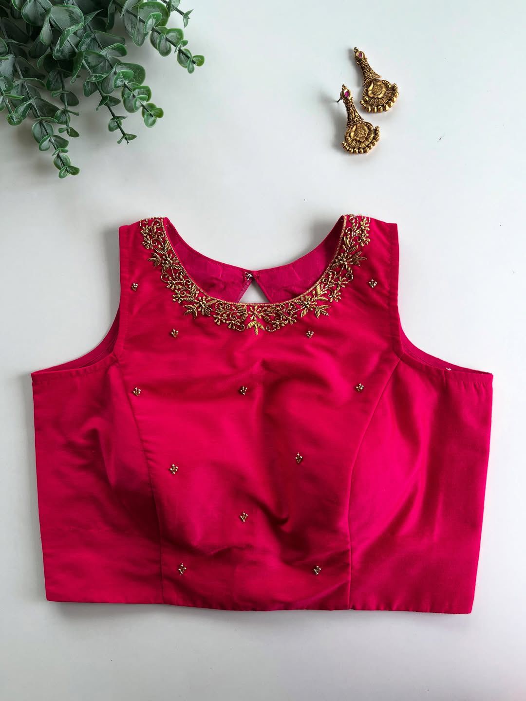 Beautiful Handwork All Over - Premium Readymade Blouse
