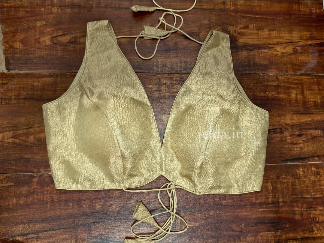 Cruss tissue fabric sleeveless - custom made blouses