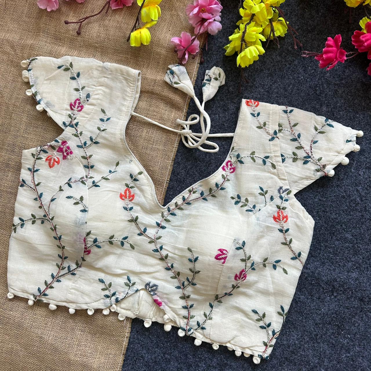 Pure Camric Cotton ready made blouses