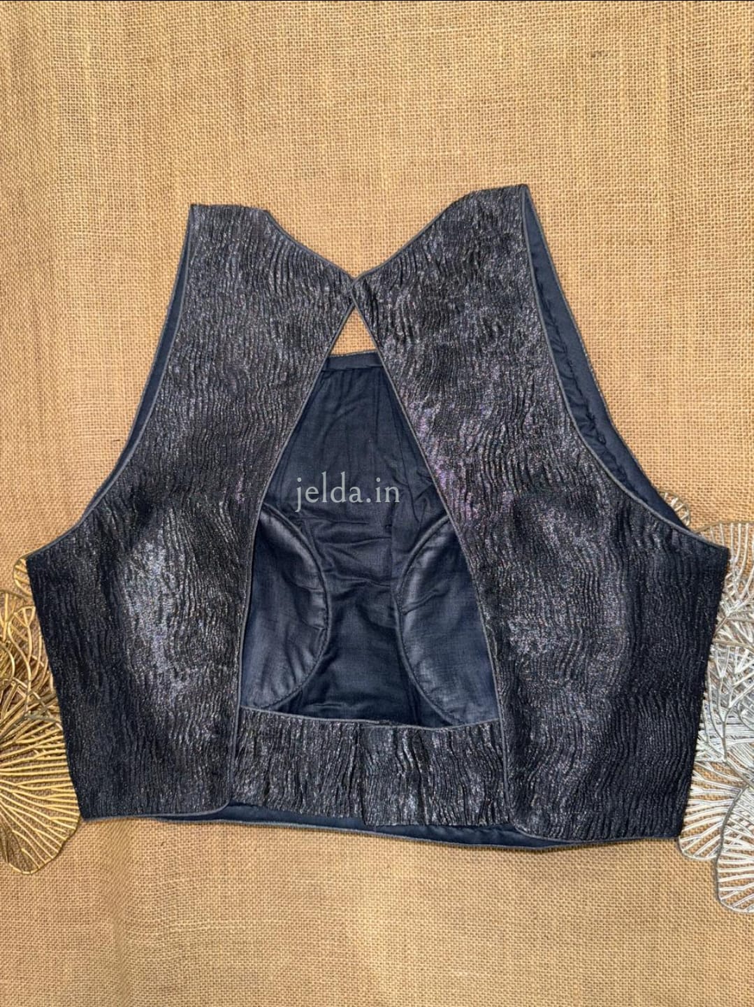 Premium Plain Sleeveless High Neck Blouses – Silk Fabric