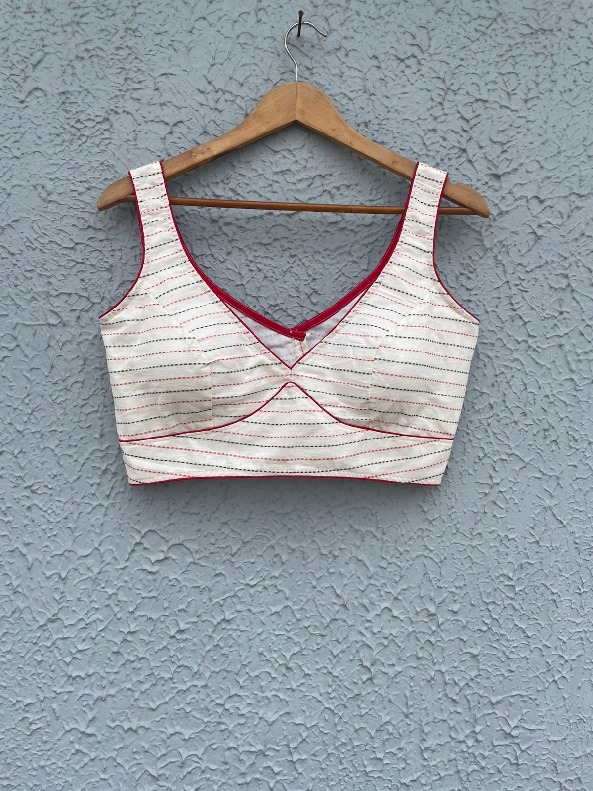 Cotton padded designer blouses