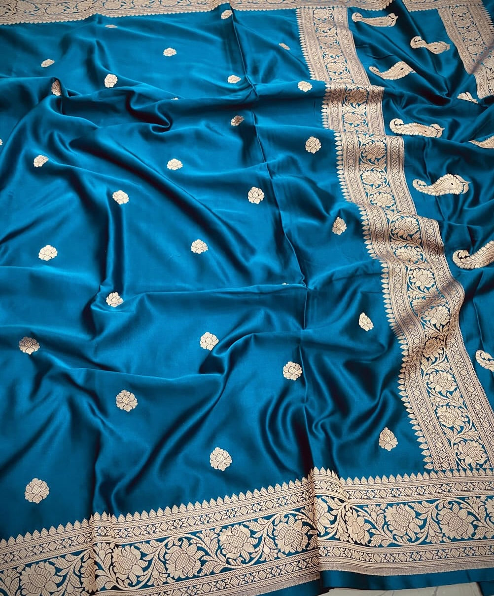Soft Tissue all over booti weave saree