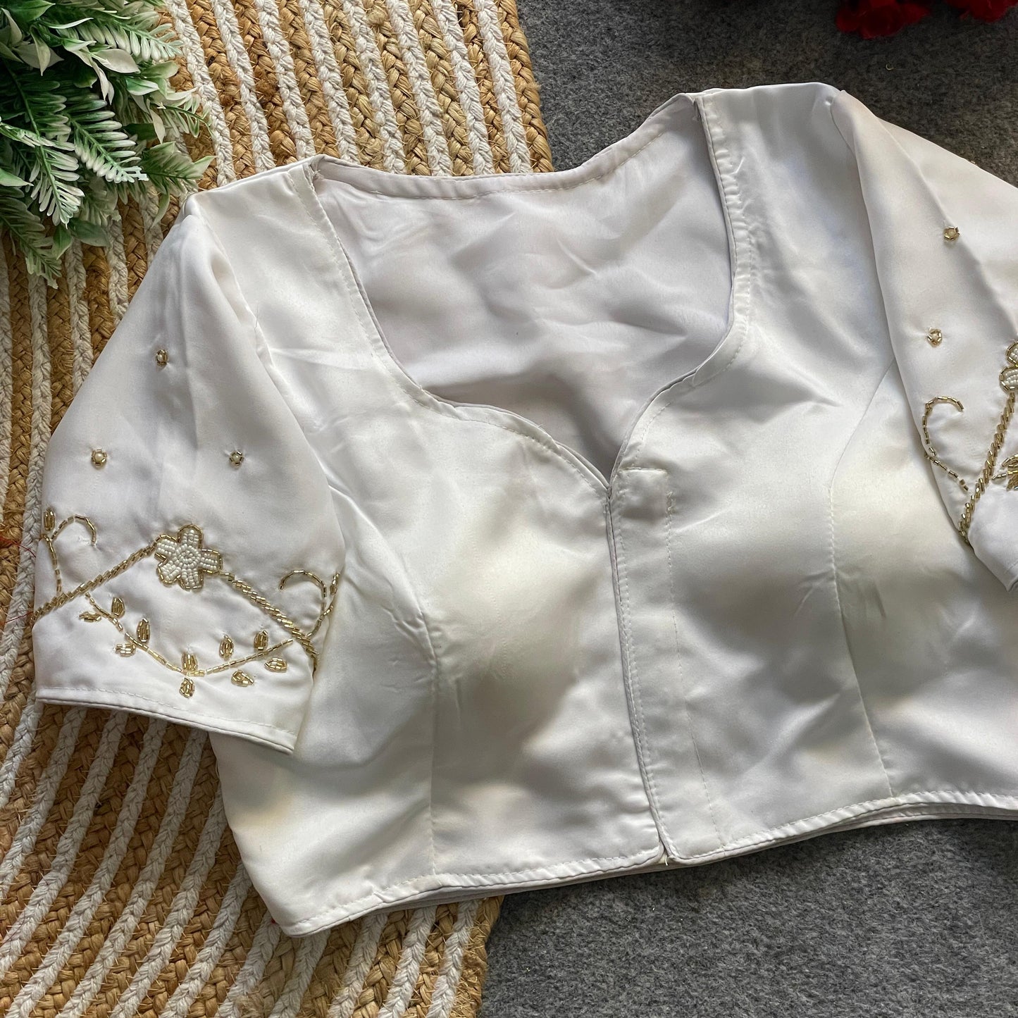 Malai Satin - Premium Readymade Blouse