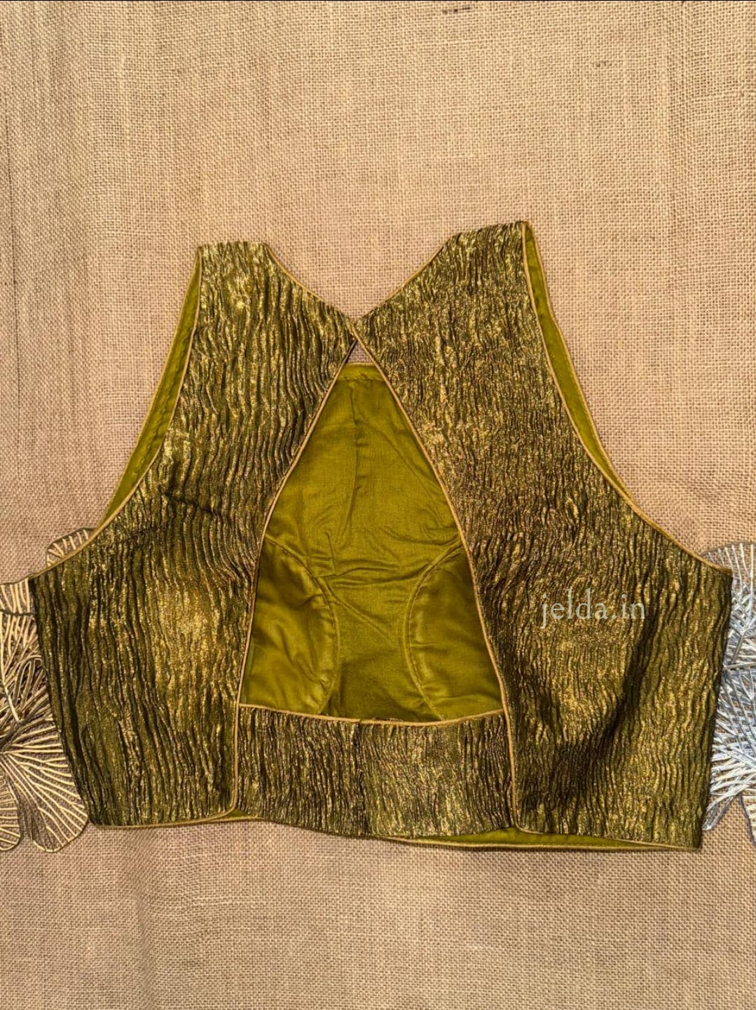 Premium Plain Sleeveless High Neck Blouses – Silk Fabric