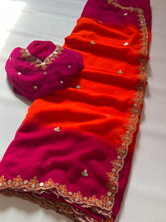 Soft Water Silk Fabric Saree