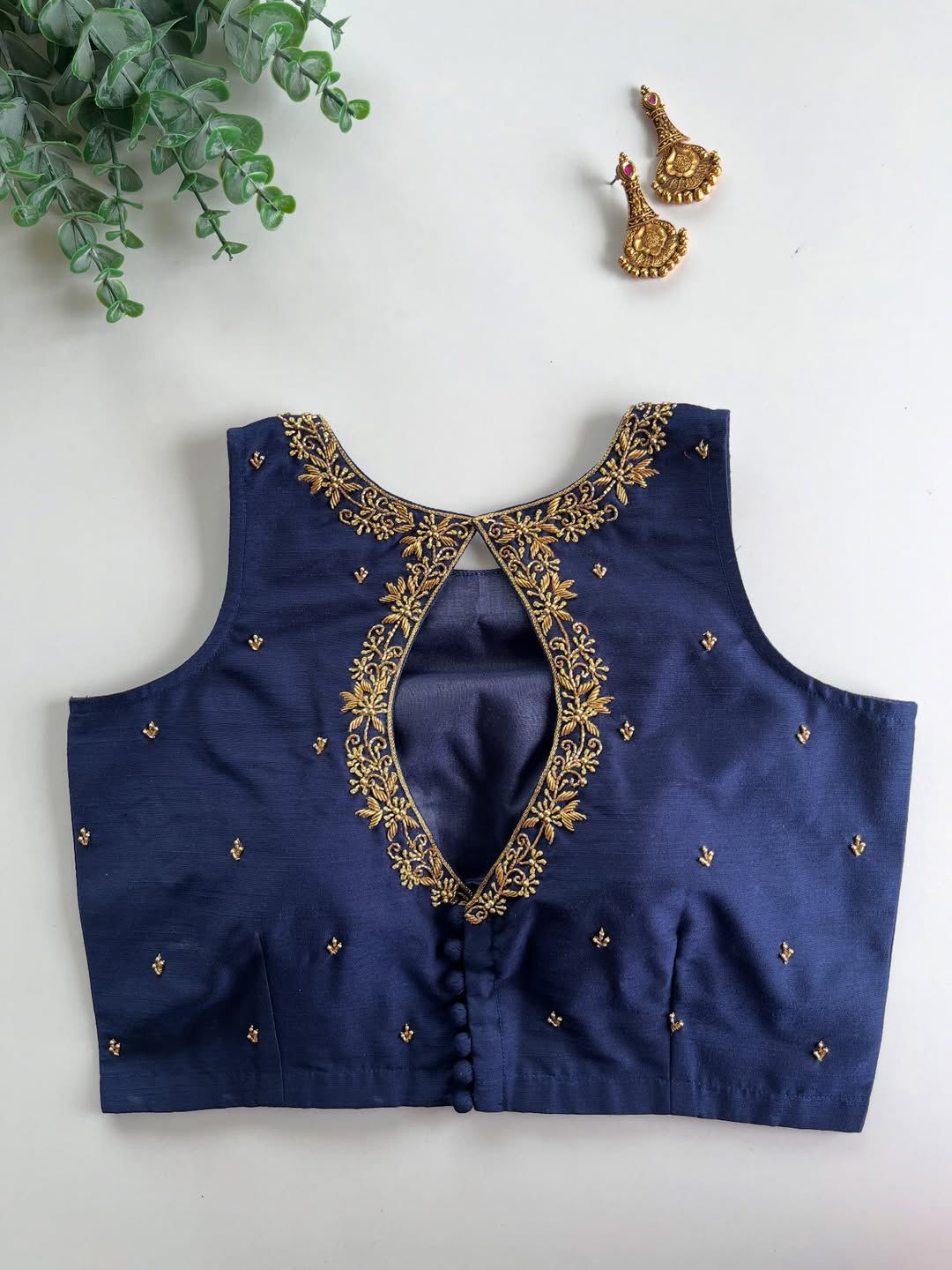 Beautiful Handwork All Over - Premium Readymade Blouse