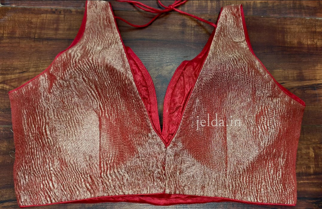 Cruss tissue fabric sleeveless - custom made blouses