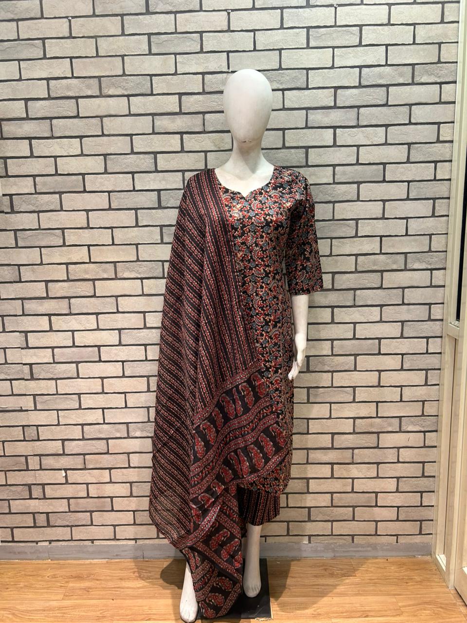 Cotton printed salwar suit