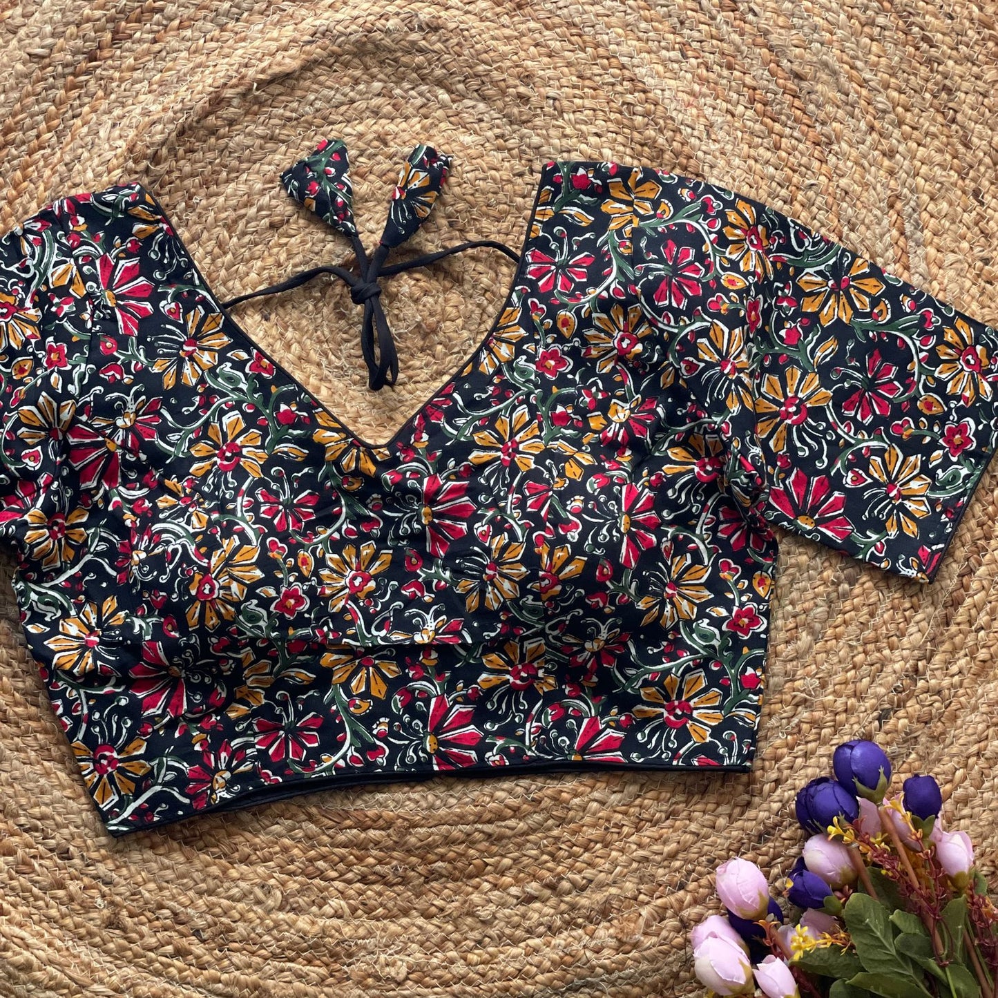 Beautiful kalamkari printed ready made blouses