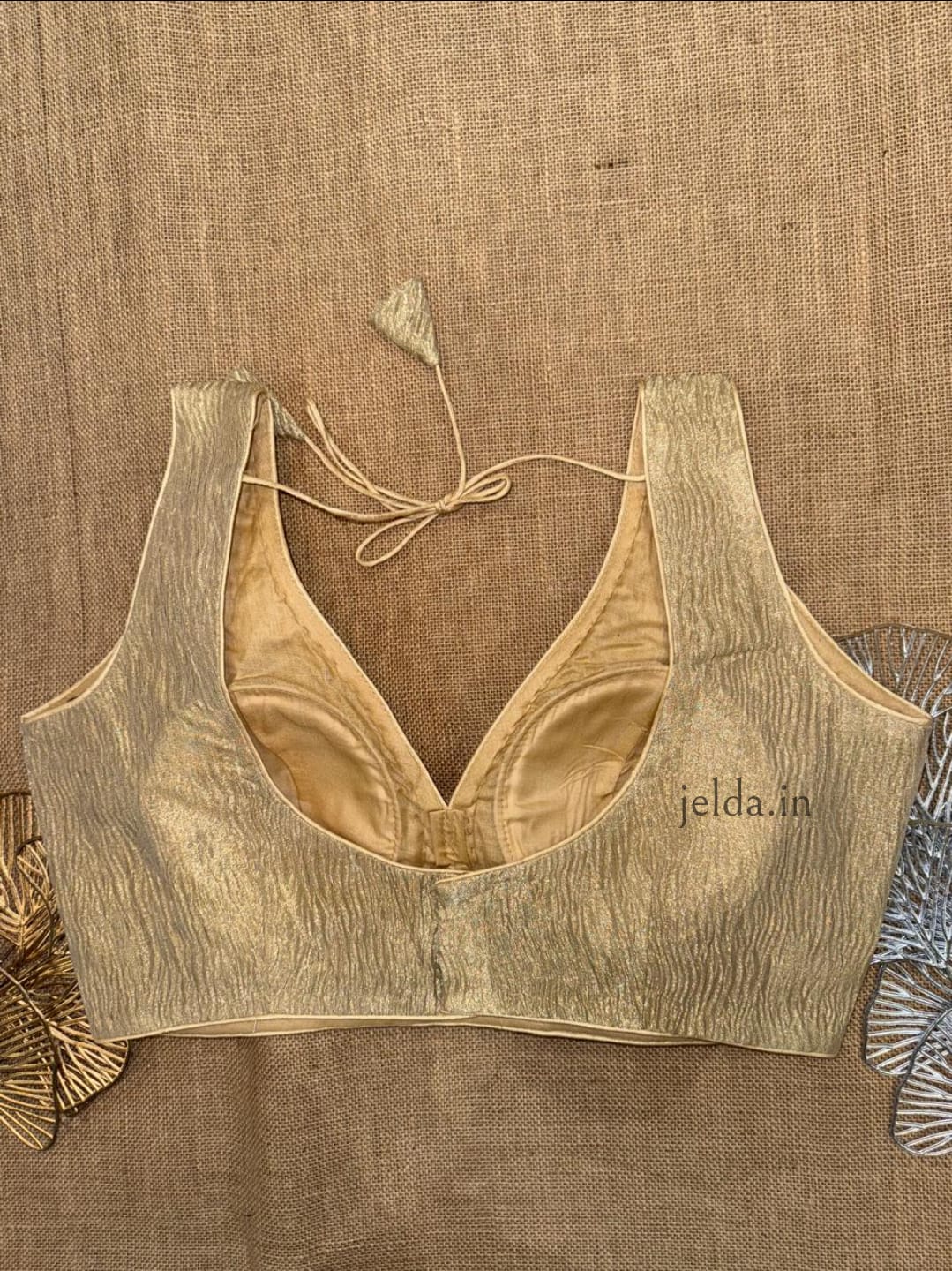 Premium Plain Sleeveless V Neck Blouses – Silk Fabric