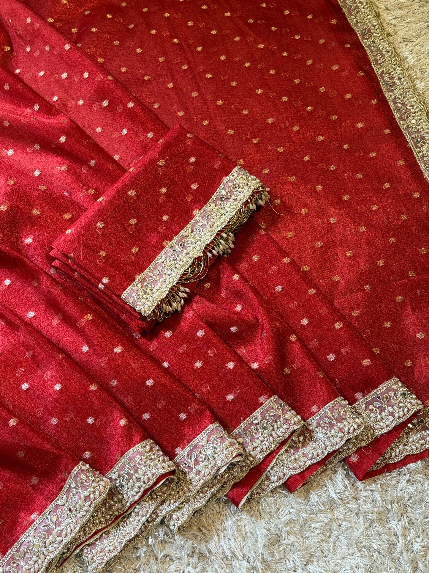 Pure Ghicha Silk Cotton Saree