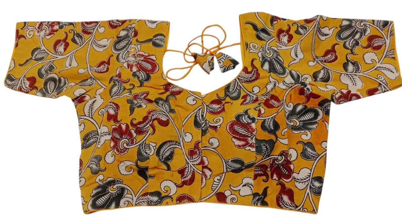 Kalamkari pure cotton ready made blouse