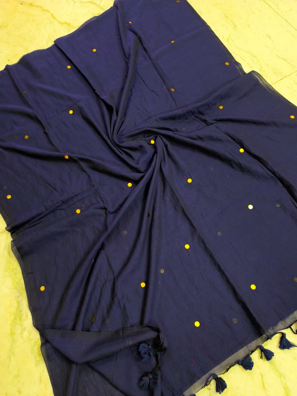 Pure mul cotton by cotton saree
