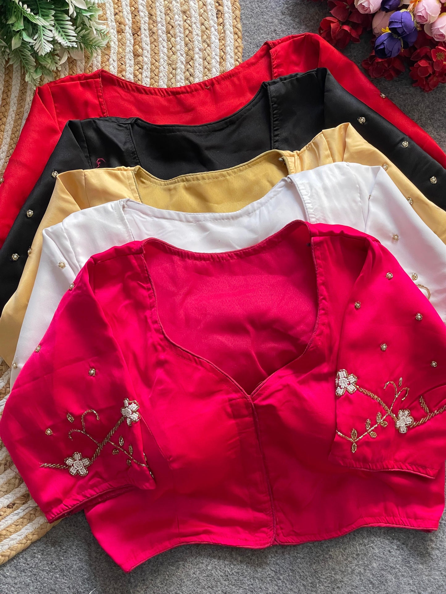 Malai Satin - Premium Readymade Blouse