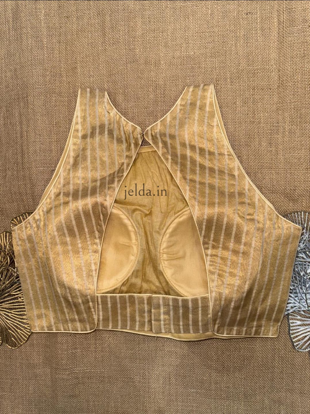 Premium Plain Sleeveless High Neck Blouses – Silk Fabric