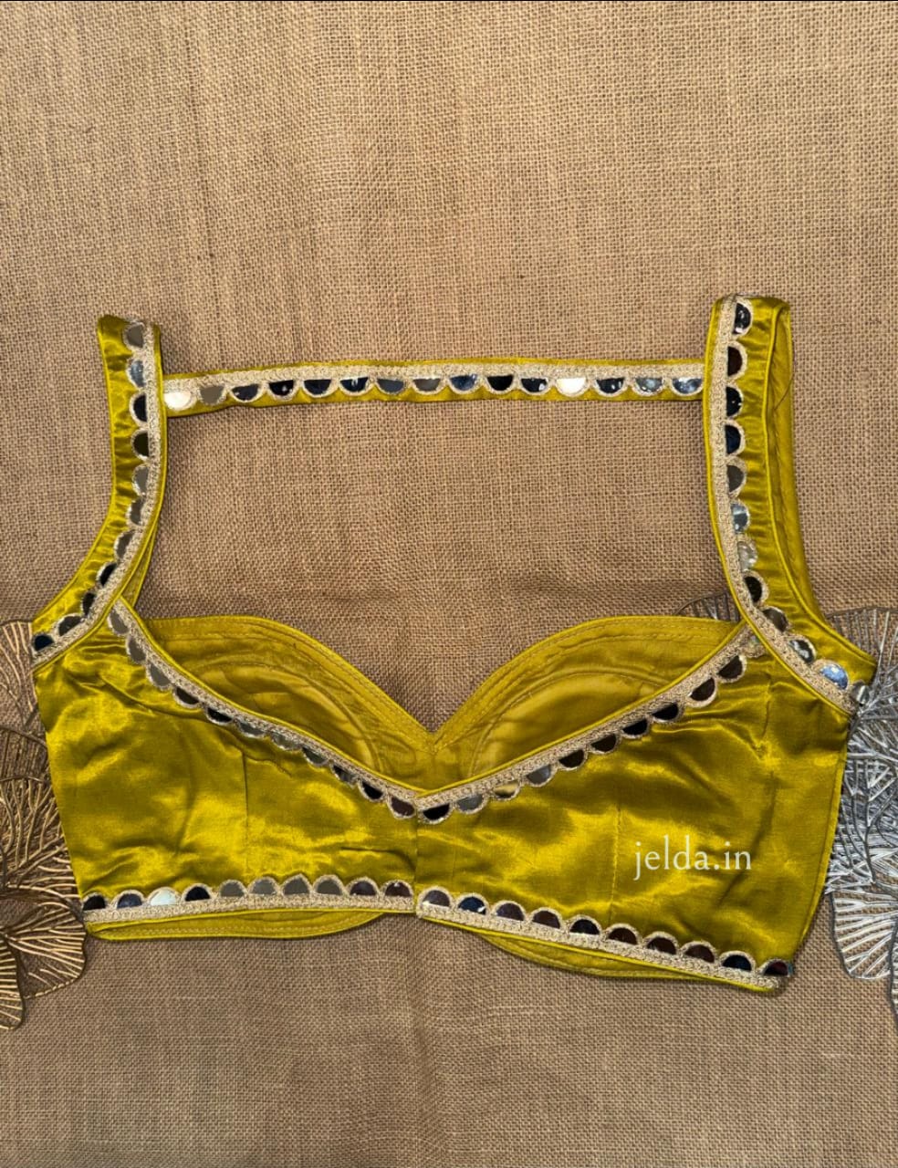 Premium Mirror Work Blouses – Modal Silk Fabric