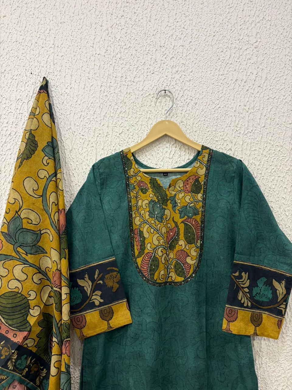 Cotton printed salwar suit