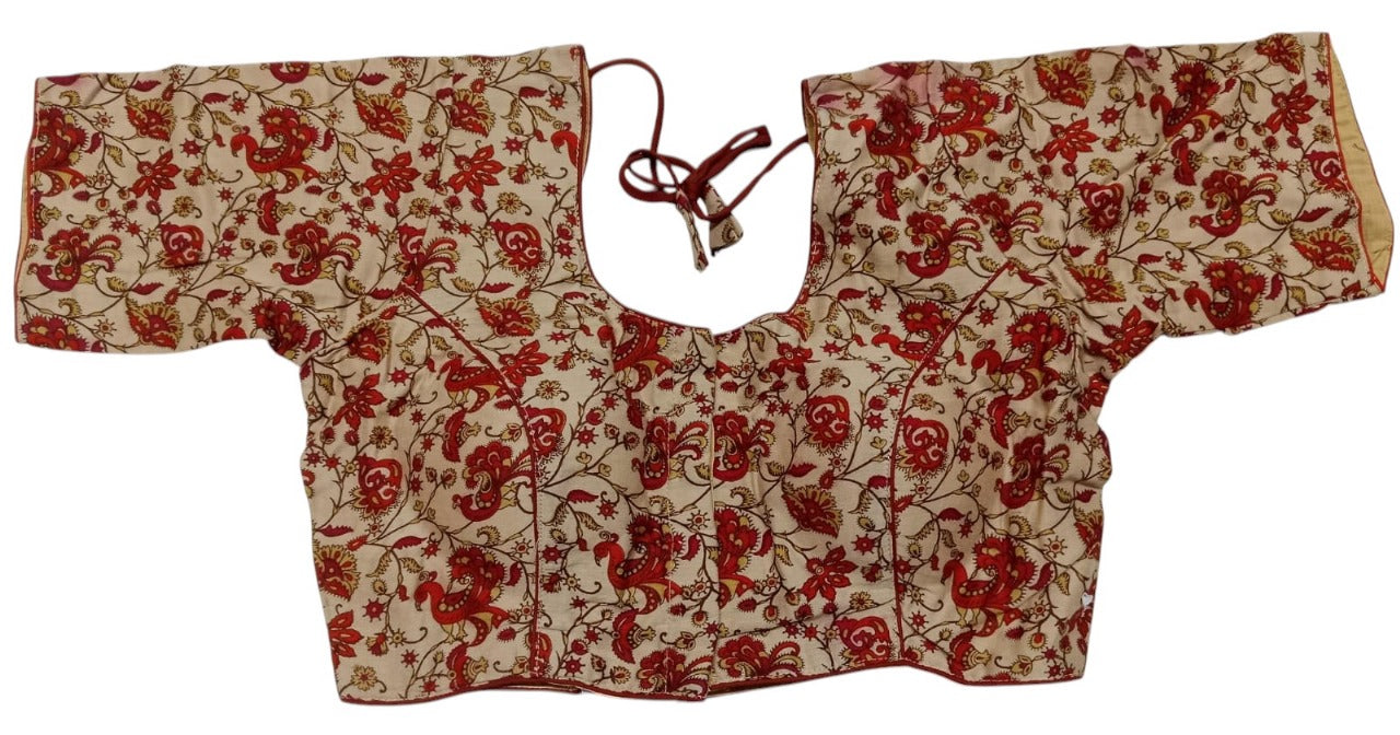 Kalamkari pure cotton ready made blouse