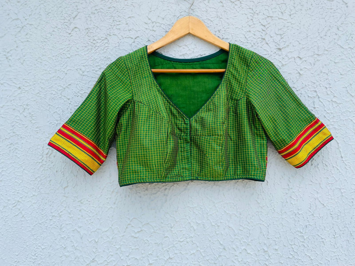 Embroidery handwork designer blouse