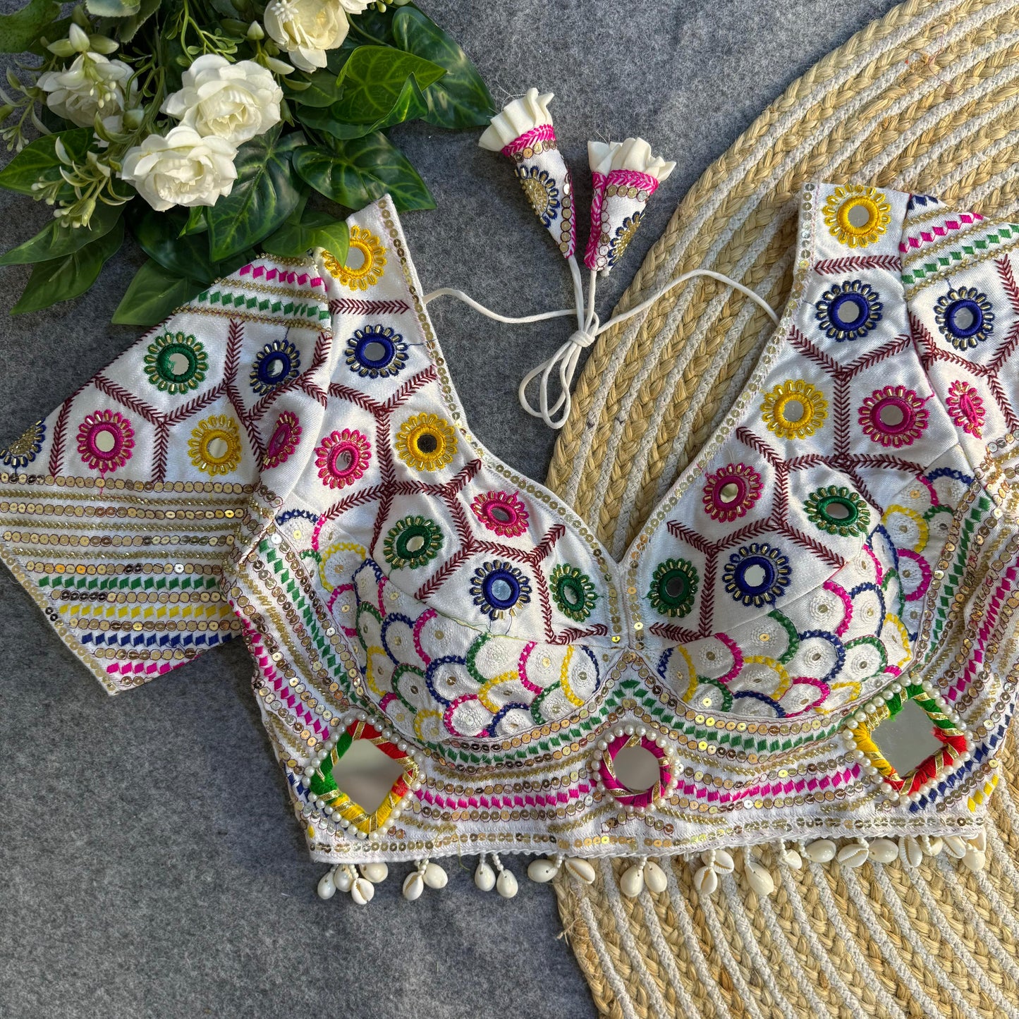 Beautiful Traditional heavy italian silk ready made blouse