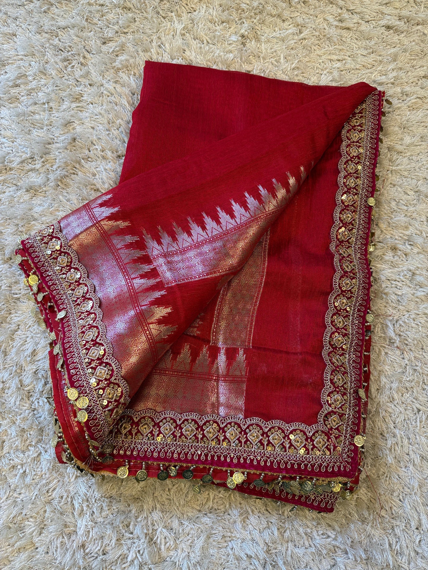 Banarasi Katan Georgette Soft Silk Saree