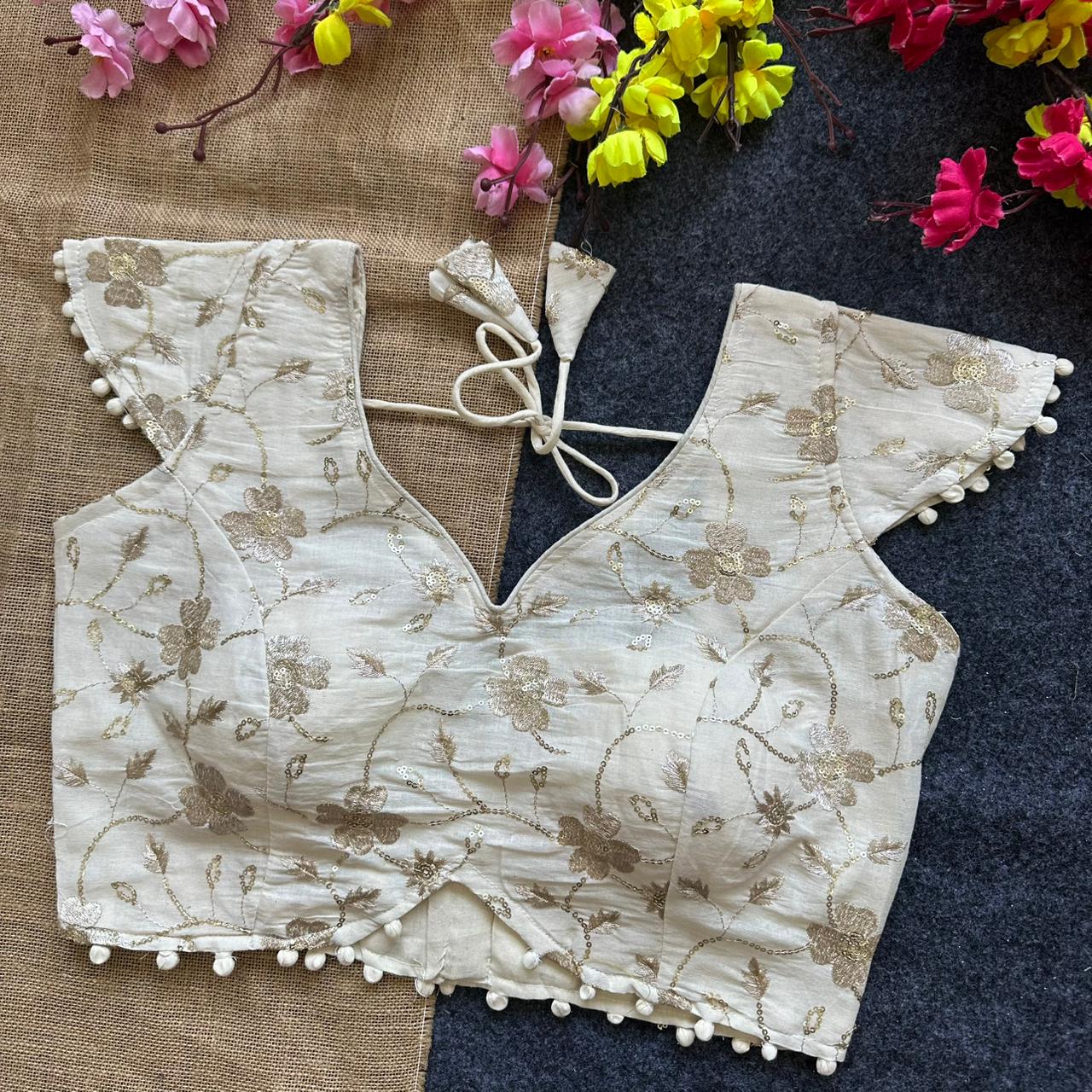 Pure Camric Cotton ready made blouses